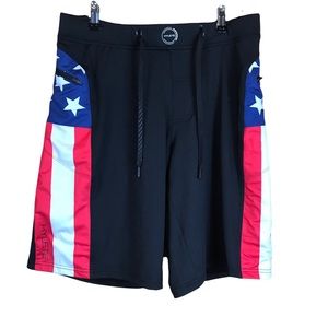 Hylete Helix ll “America” men’s workout shorts. Size M.